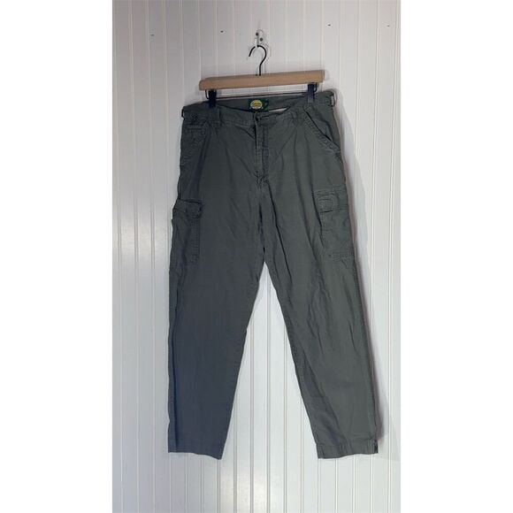 Cabela’s Outdoor Gear Men’s 36x32 Cargo Pants Olive Green 100% Cotton Utility - Picture 1 of 4